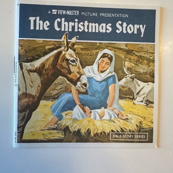 View-Master The Christmas Story Bible Story Vintage 3 Reel Set and Story Booklet - Picture 4 of 10